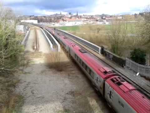Half an Hour at (14) - Roodee Viaduct 20.2.2014 Chester Class 37 97 158 175 221