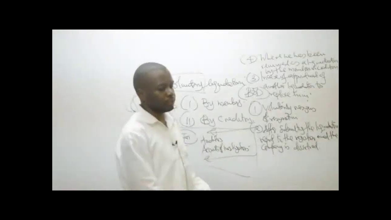 Company Law: Receivership, Administration, Liquidation