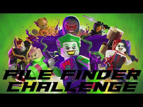Lego DC Super-Villains Gameplay (PS4) File Finder Challenge