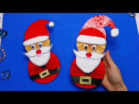 DIY paper crafts Paper toys Christmas crafts santa claus DIY santa claus