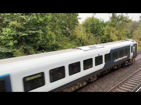 Class 444 Desiro & 800 IET Crossover | 444043 + 444032 & 800028 | SWR & GWR 