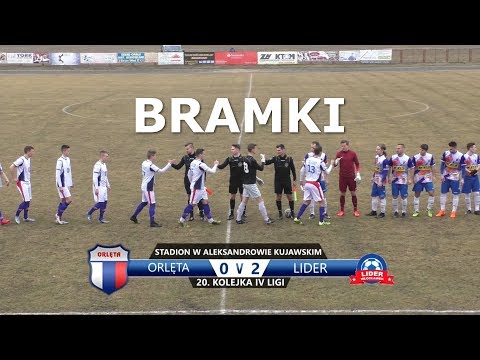 Bramki z meczu Orlęta Aleksandrów Kujawski - Lider Włocławek 0:2 //31.03.2018 r.
