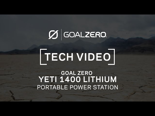 Video Teaser für GOAL ZERO YETI 1400 LITHIUM | Tech Video