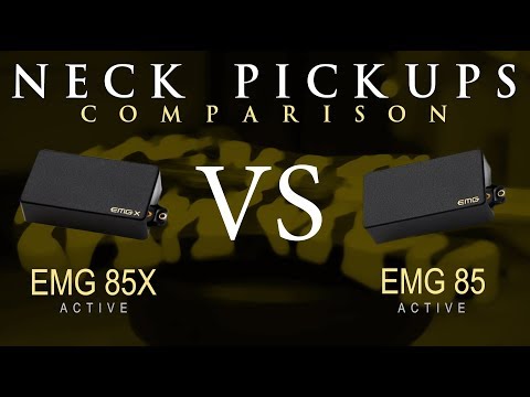 EMG 85X vs EMG 85 - Active NECK Pickup Guitar Comparison / Demo