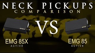 Video thumbnail for EMG 85X vs EMG 85 - Active NECK Pickup Guitar Comparison / Demo by Mike Stamper