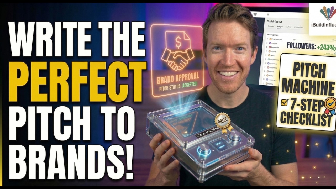 How to Write the Perfect Pitch to Brands (iBuildInfluence Pitch Machine)