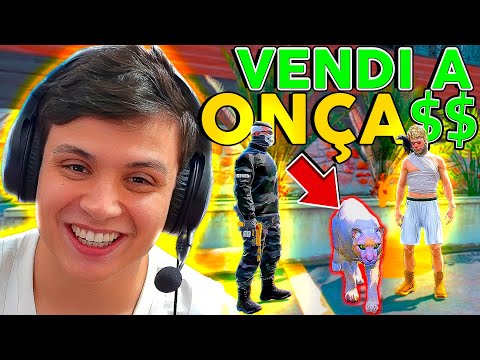 DEI O GOLPE O ONÇA no GTA RP 😱 GTA RP (Paulinho o LOKO)