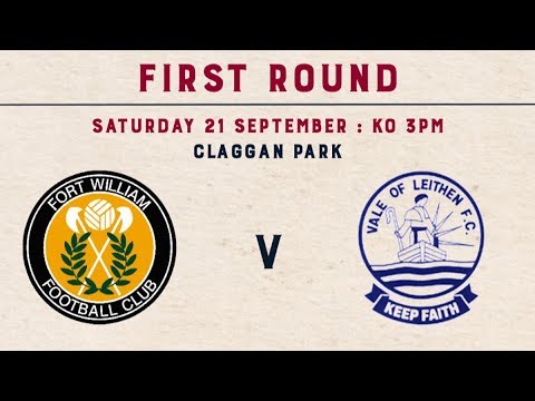 Fort William 5-0 Vale of Leithen | William Hill Scottish Cup 2019-20 – First Round