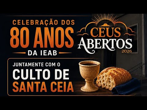 Culto de Celebração pelos 80 anos da IEAB, em Porecatu PR (Igreja Sede)