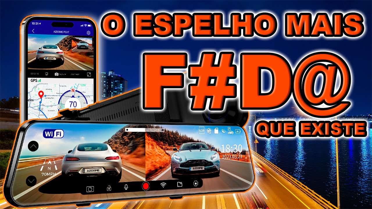 Review Completo Espelho/Câmera AzDome Pg17