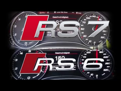 Audi RS7 700 hp vs Audi Rs6 670 hp !!
