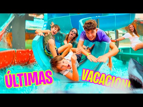 PARQUE ACUÁTICO de  Magic Natura / Magic Pirate Island con 4 HIJOS y Óliver la LÍA
