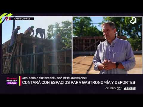 #TuCiudadNuestraCasa: Avanzan obras en el Parque San Martín de Campo Grande