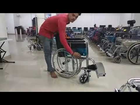 Chrome standard manual wheelchair on rent