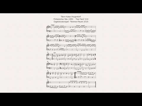 Beim frühen Morgenlicht