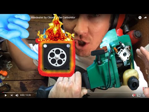 How To Fix a Featherlite Weedeater by Cleaning the...