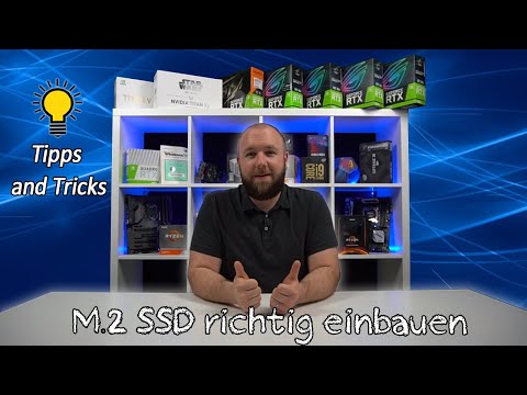 Anleitungsvideo M.2 SSD bei PC richtig einbauen