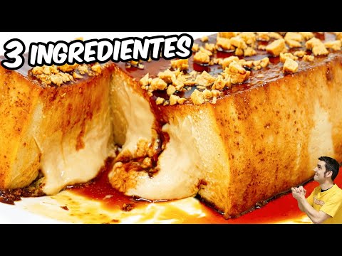 FLAN de TURRÓN CREMOSO 😍🍮🎅🏻(solo 3 INGREDIENTES) 😍🍮🎅🏻DELICIOSO y SIN GLUTEN Receta FÁCIL # 747