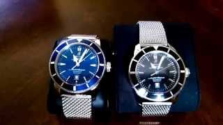 How to spot a fake Breitling watch.(Side by side comparison)