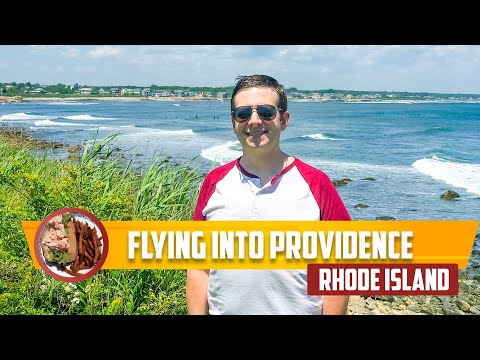 Flying into Providence, Rhode Island,  Water Fire, Mansions, and Great Food. Pilot Vlog.