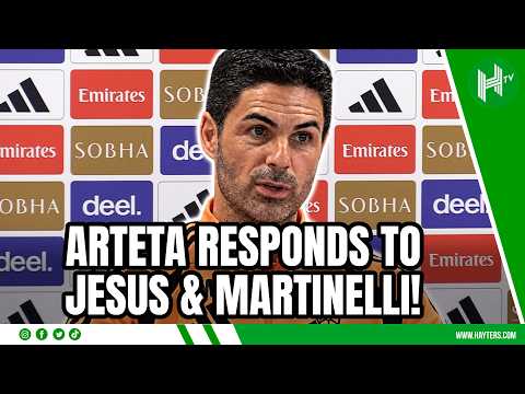 Arteta REACTS to Jesus comments | Mikel Arteta | Sunderland v Arsenal