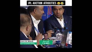 IPL Auction CSK Atrocities 🤣 Champion bravo அசால்ட்டாக வாங்கிய CSK | Bravo😍 CSK Forever #shorts