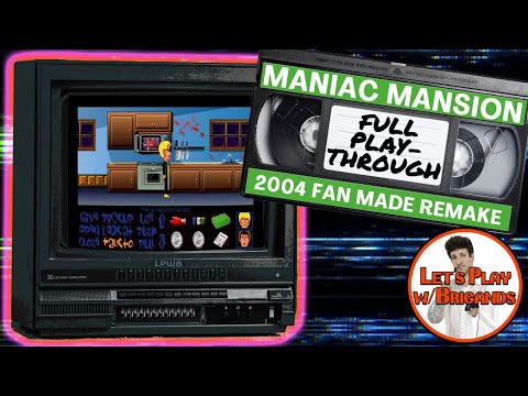 Maniac Mansion Deluxe | Full Playthrough | Let's Play With Brigands