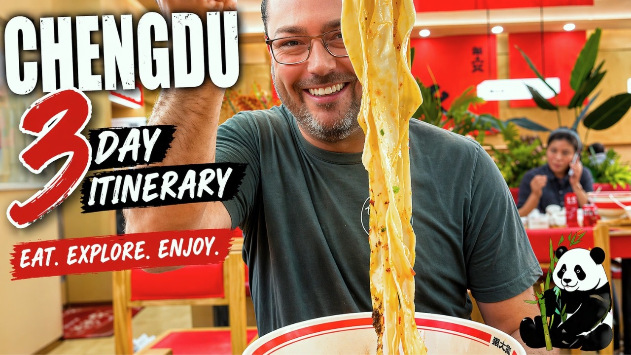 3 Perfect Days in CHENGDU CHINA!  What to Eat, See and Do 🇨🇳