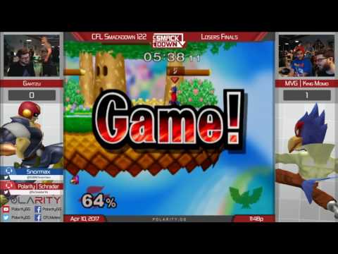 CFL Smackdown 122 Melee - Gahtzu (Falcon) vs MVG King Momo (Falco) - Losers Finals