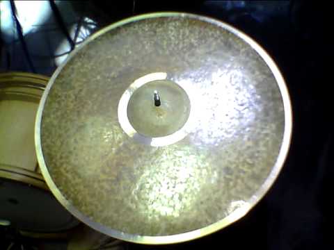 20 CLTB Turk Ride, 1984g - Handcrafted cymbals by Craig Lauritsen.MOV
