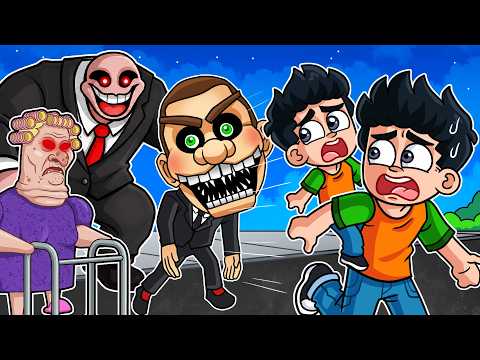 SOBREVIVIMOS AL ATAQUE DE LOS MONSTRUOS CON MI HERMANITO EN ROBLOX | JONDRES GC