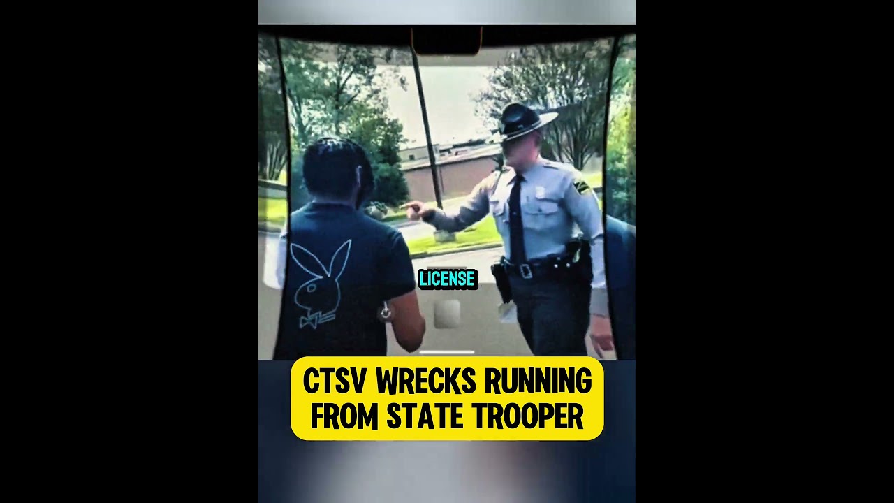 Ctsv Wrecks Running From State Trooper 1