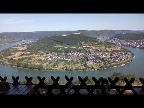 Größte Rheinschleife Gedeonseck Boppard mit dem super Bartmann