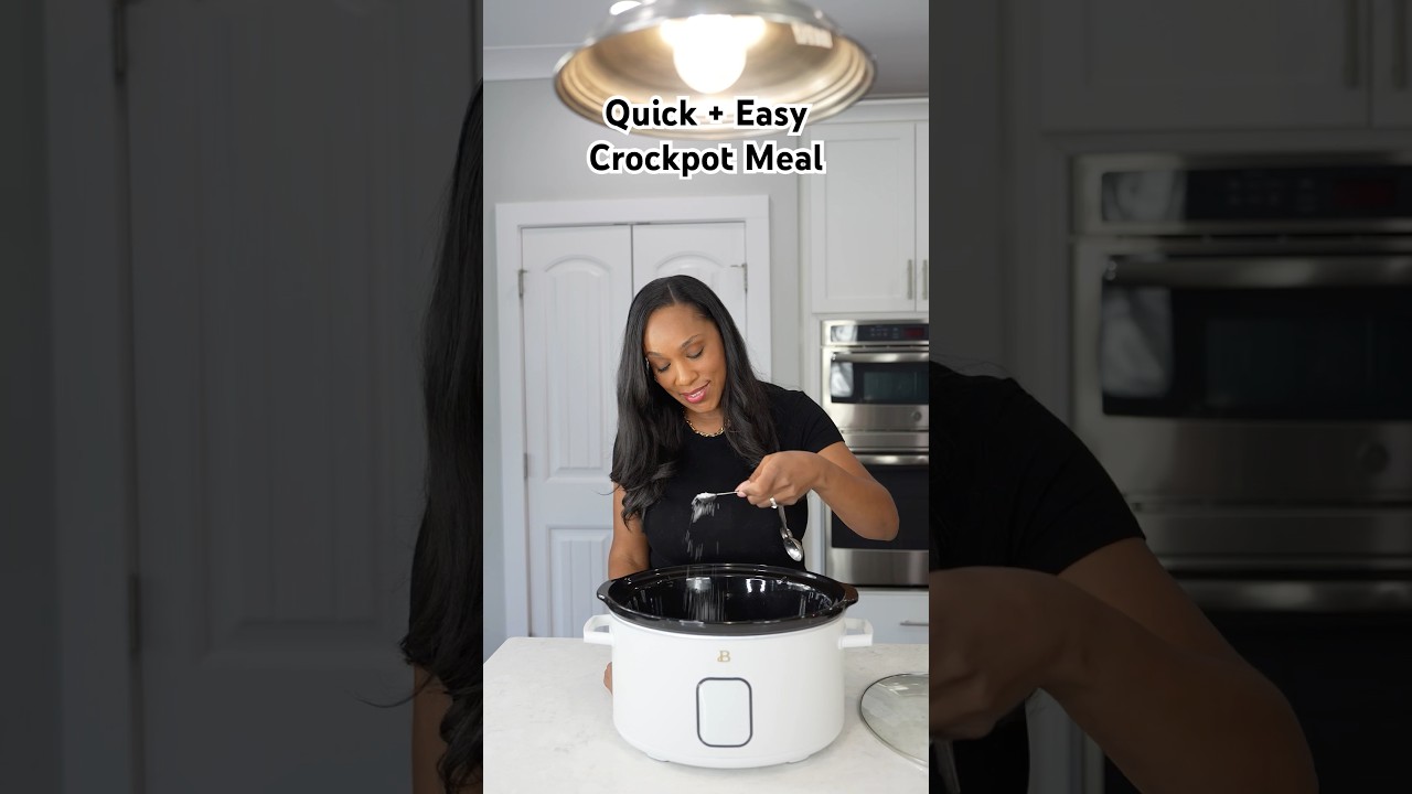 Easy crockpot meal idea that’s kid approved 😋#crockpotmeal #crockpotcooking #crockpotrecipes