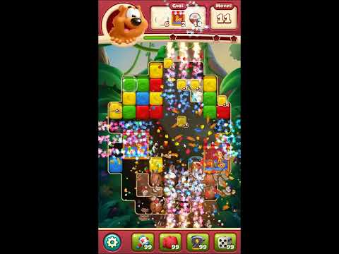 Toon Blast Level 6222 - NO BOOSTERS 🐻🐺🐱 | SKILLGAMING ✔️