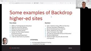 BackdropCMS in Higher Ed Stanford and Penn State case studies