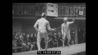 1962 Hoskyns Wins International Epee Competition