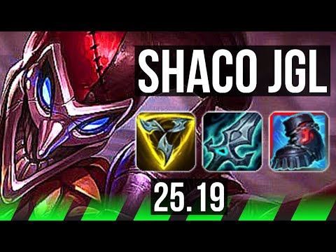 SHACO vs VOLIBEAR (JGL) | 10/1/8, Rank 10 Shaco, Dominating | EUW Grandmaster | 25.19