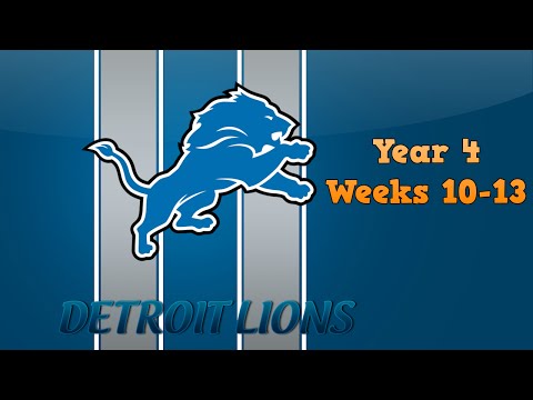 Madden 16 Detroit Lions Sim Franchise Year 4 Weeks 10-13 | EP24