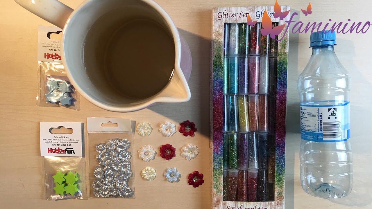 DIY Glitzer-Schüttelflasche für Babys