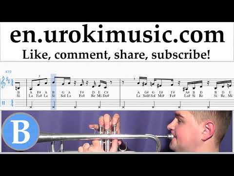 How to Play Trumpet Super Mario Bros - Theme Tabs um-a352