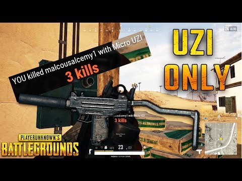 UZI only Challenge | PUBG Gameplay