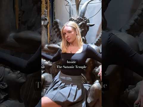 Inside The Satanic Temple 🖤🌹🔥#satanism #satanictemple #satanist #salem #baphomet #tst #satanic
