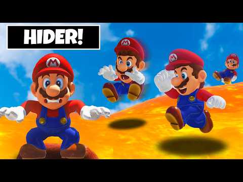 Super Mario Odyssey Hide & Seek BUT The Floor Is LAVA!