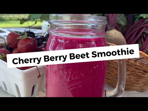 Cherry Berry Beet Smoothie Recipe
