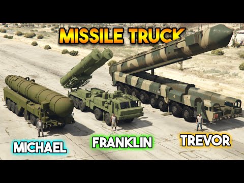 GTA 5 MILITARY TRUCK : FRANKLIN VS MICHALE VS TREVOR (WHICH IS BEST?)