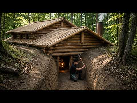 I Spent 150 Days Building a Wooden House, Surviving, and Cooking in the Rainforest