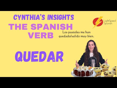 CYNTHIA'S INSIGHTS QUEDAR LightSpeed #learnspanish #spain #nativespanish #spanish #spanishlanguage