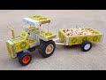 How To Make Matchbox Tractor With Trolley At Home Amazing DIY Toy
