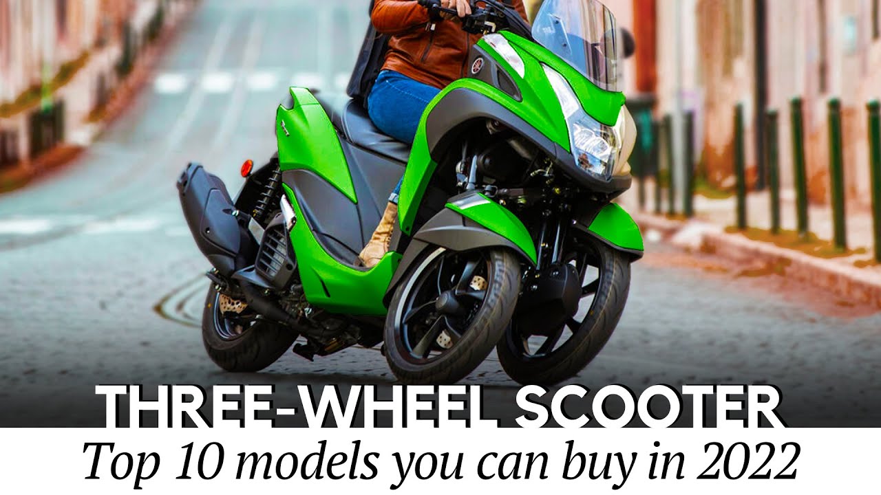 Watch video Top 10 Three-Wheel Scooters for Safe and Dynamic City Commutes (Electric & ICE Models) Now Top 10 Three-Wheel Scooters for Safe and Dynamic City Commutes (Electric & ICE Models)
